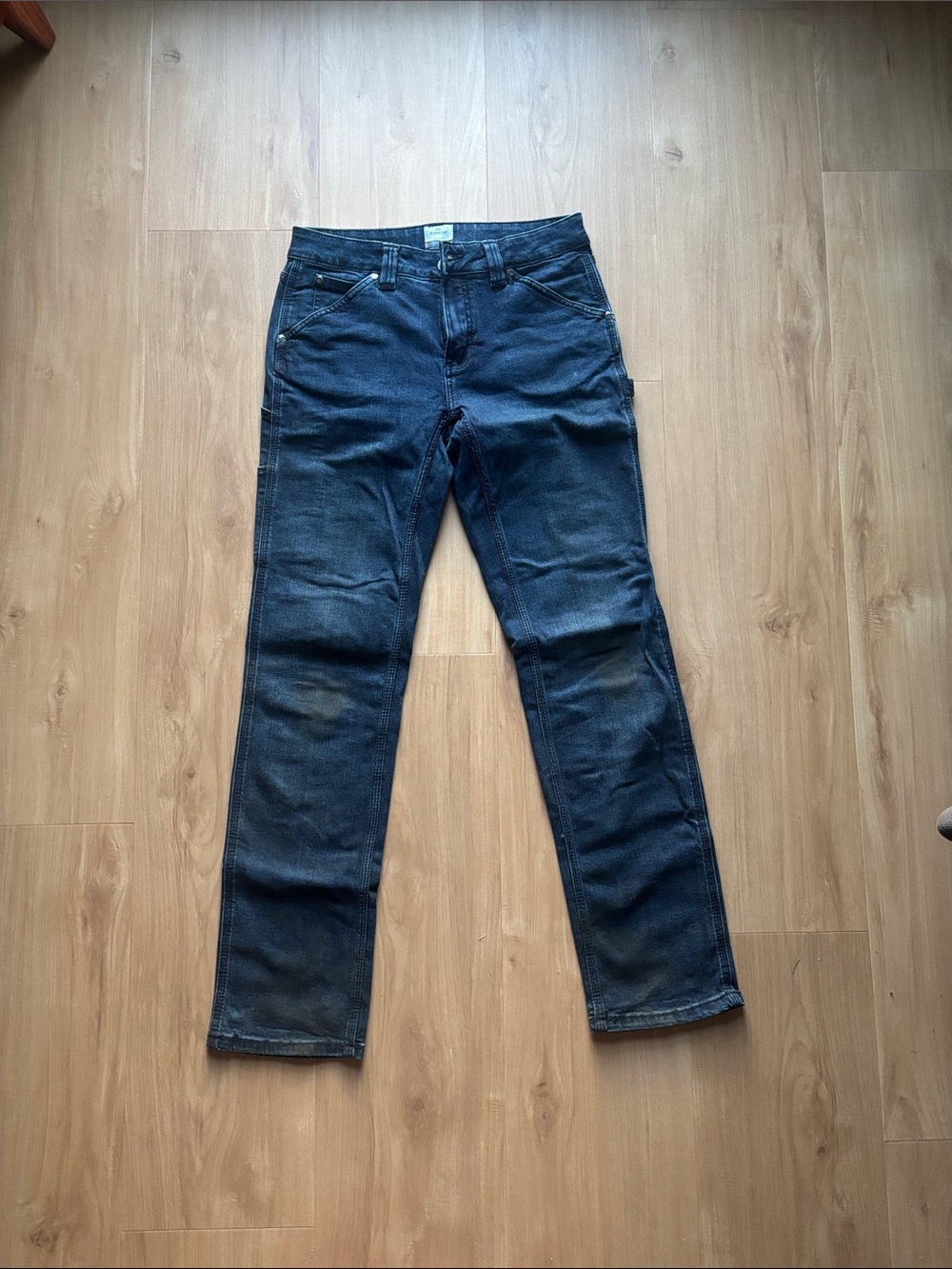 Classic Women's Dark Blue Ridgecut Jeans - Casual Straight Fit